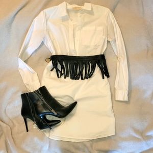 BCBG Fringe belt Sz S
